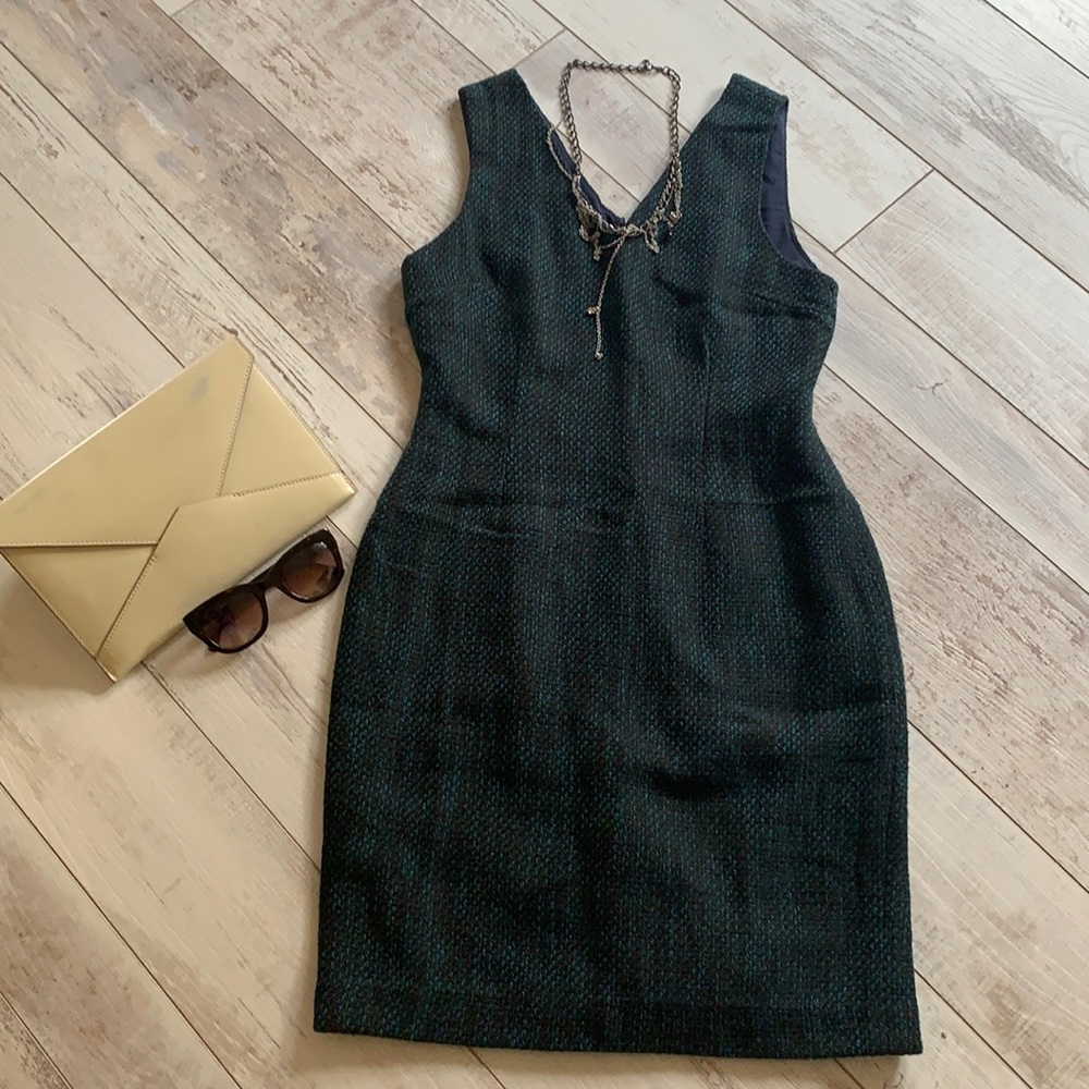 2 for $15 Banana Republic Dress Green/Black